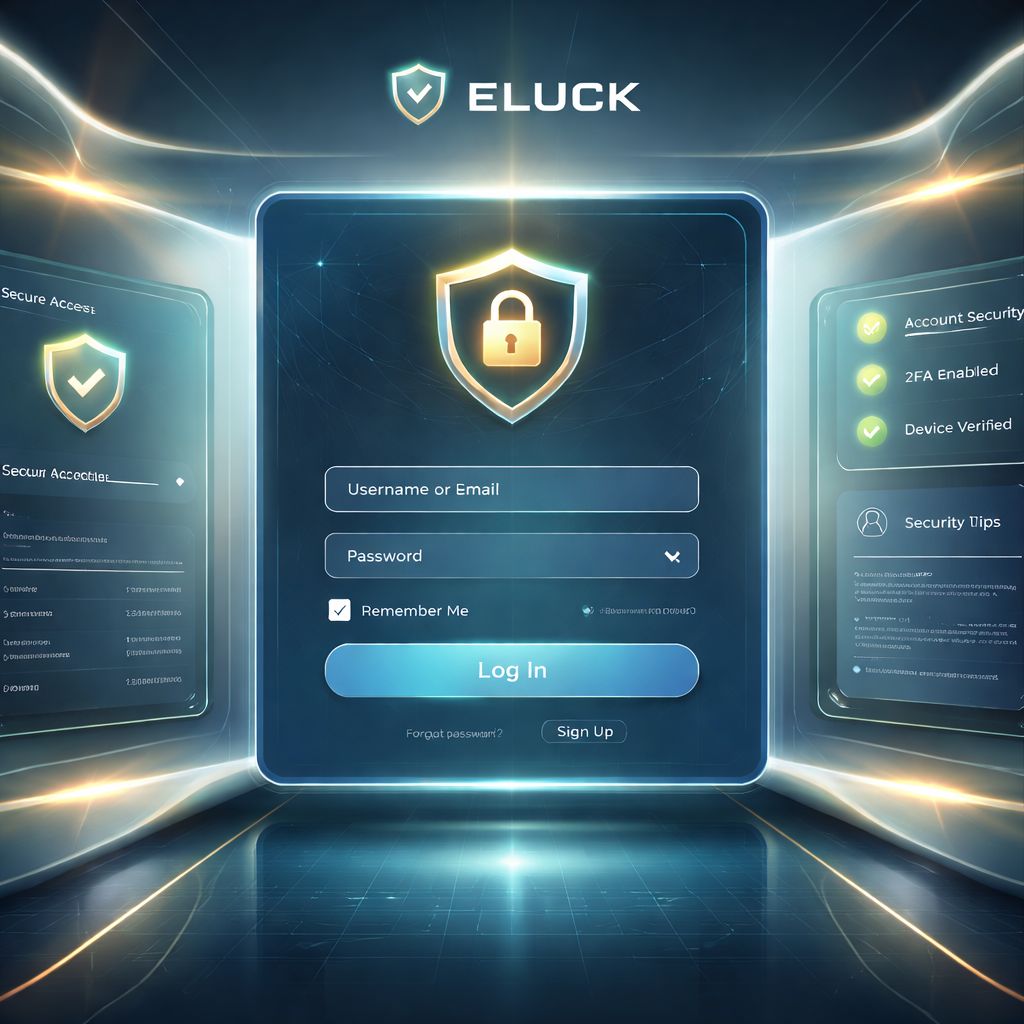 Página de inicio de sesión Eluck para usuarios de casino en México