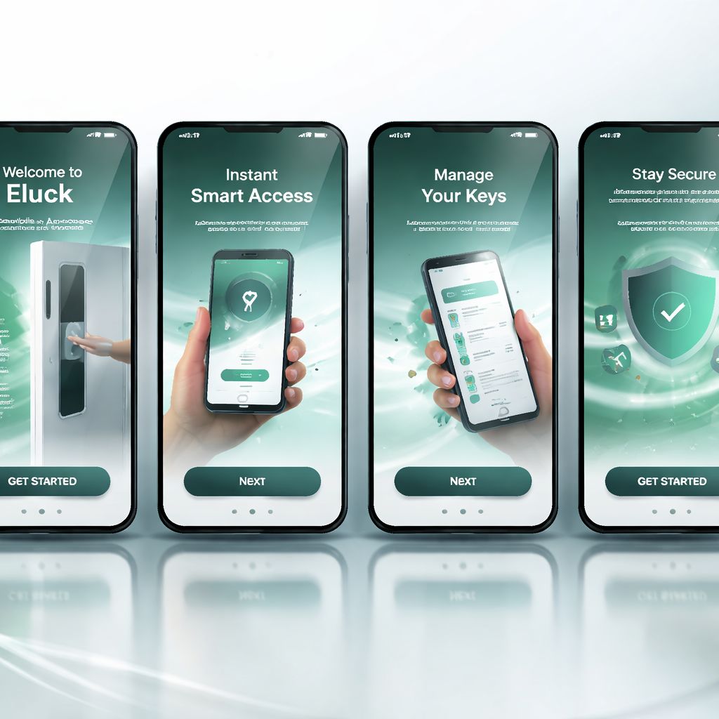 Configuración e inicio de sesión de la app Eluck en dispositivo móvil